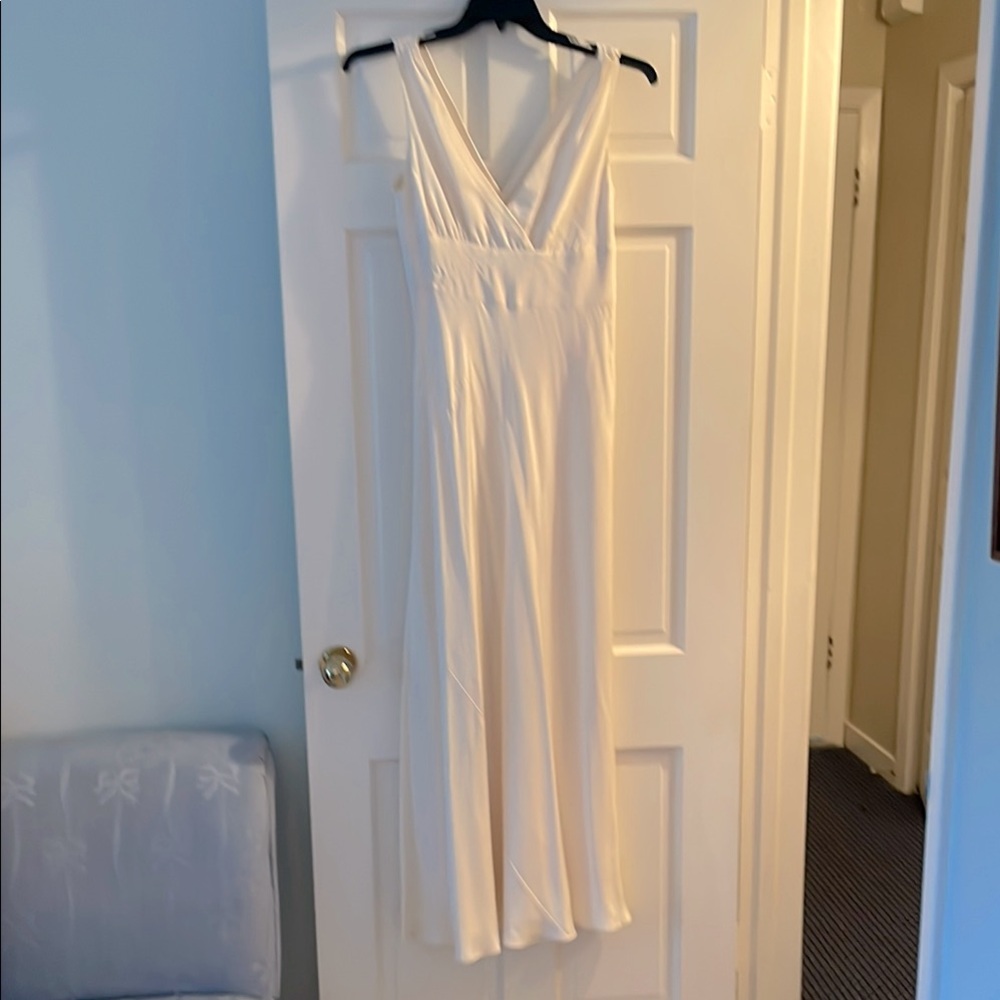 J. Crew Cream Silk Dress size 4
